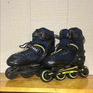 Schwinn Navy and Neon Kids Inline Skates
